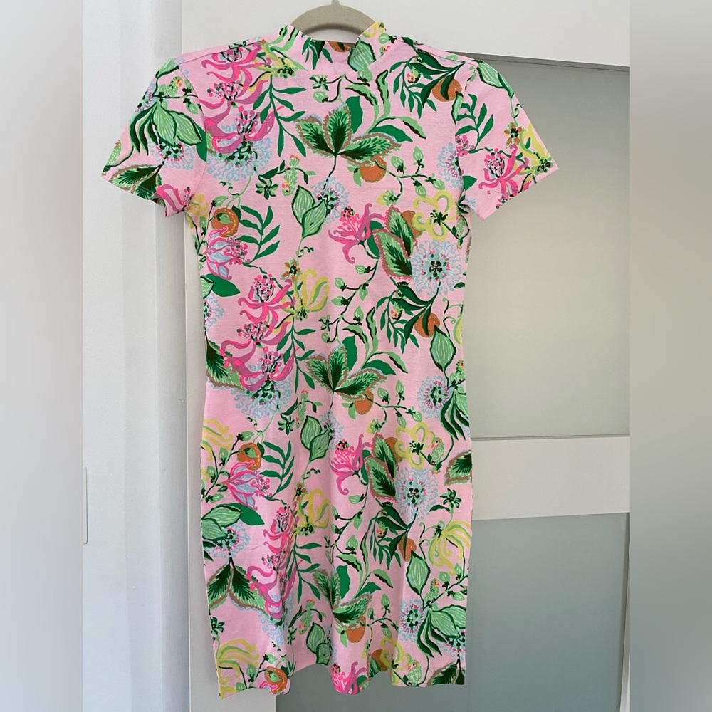 NWT Lilly Pulitzer Hallie Via Amore Spritzer Short Sleeve Cotton Dress, Sz XXS